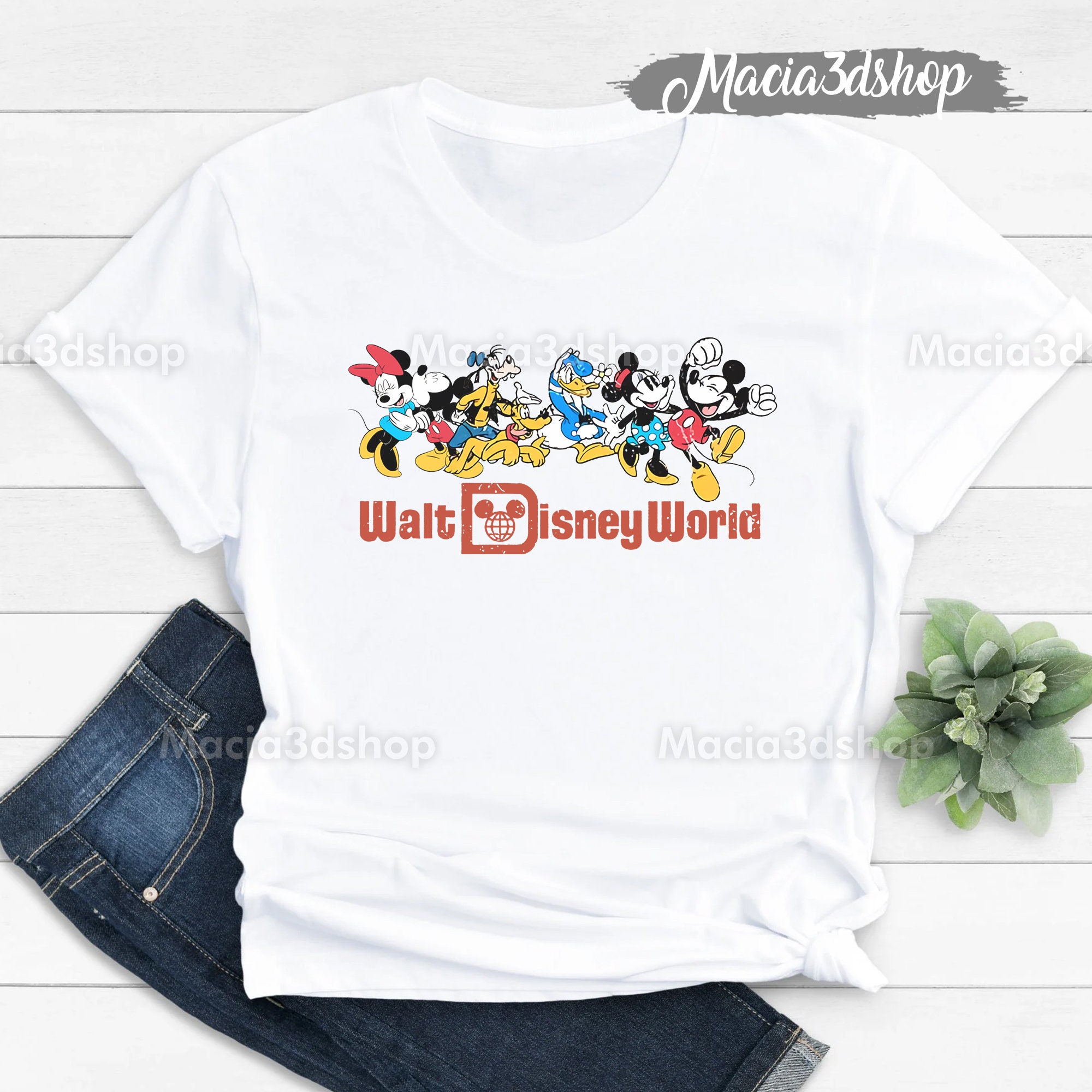 Disneyworld Happy Characters Unisex T-Shirt