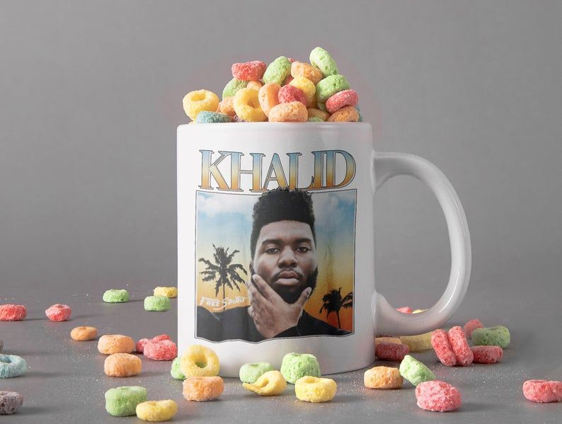 Dj Khalid Mug Khalid Donnel Robinson Mug Rap Hip Hop Mug Retro Vintage Mug Premium Sublime Ceramic Coffee Mug White