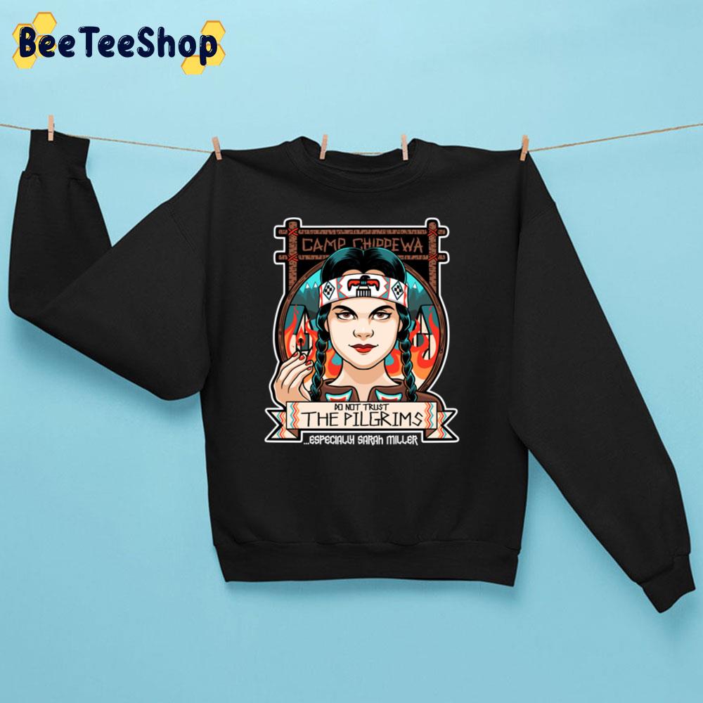 Do Not Trust The Pilgrims Wednesday Unisex Sweatshirt