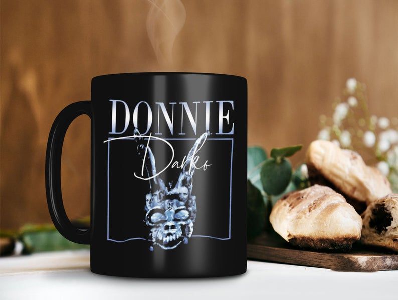 Donnie Darko Movie Mug Horror Movie Mug S. Darko Mug Retro Vintage Mug Premium Sublime Ceramic Coffee Mug Black