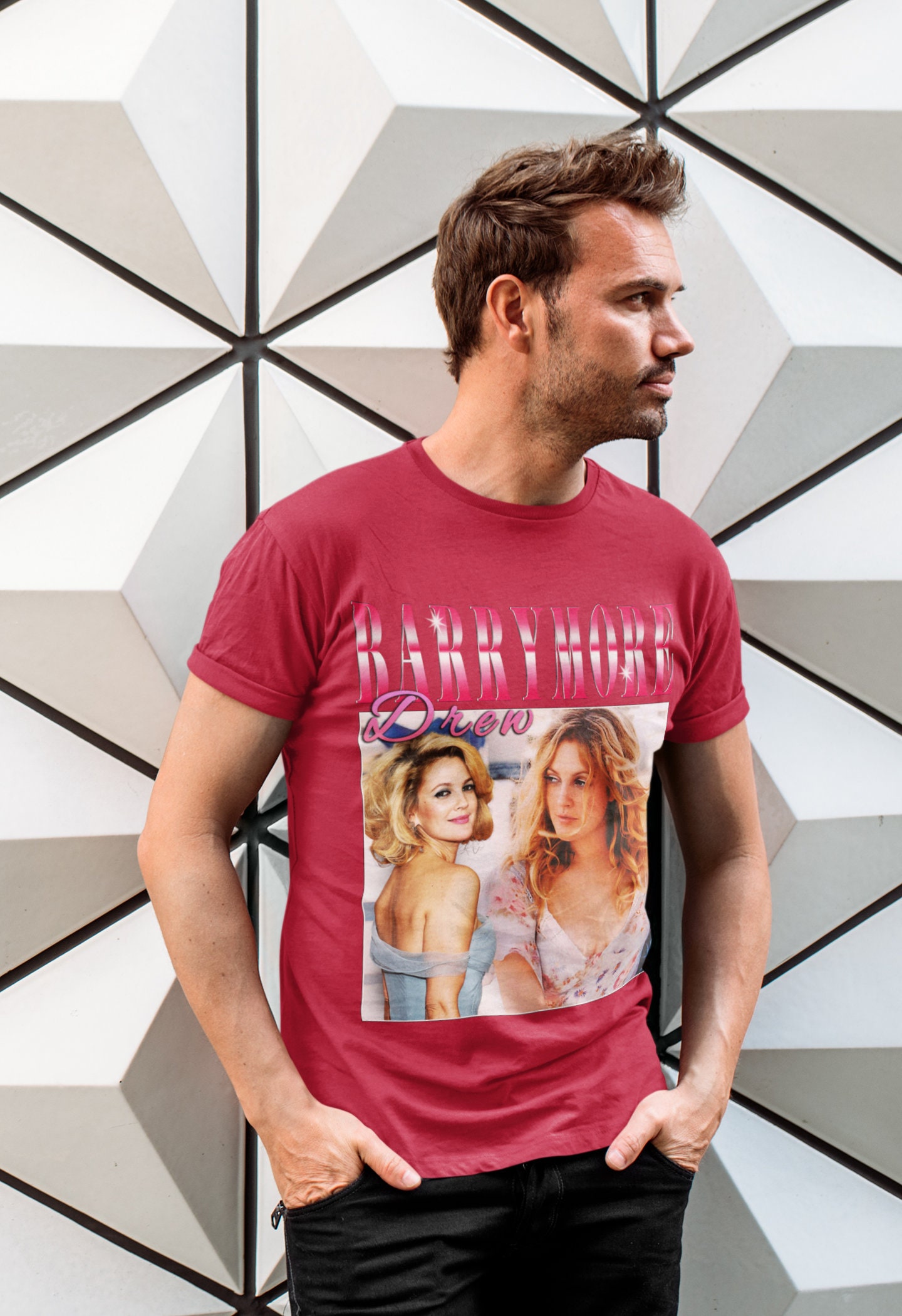 Drew Barrymore Vintage 90s Style Unisex T-Shirt