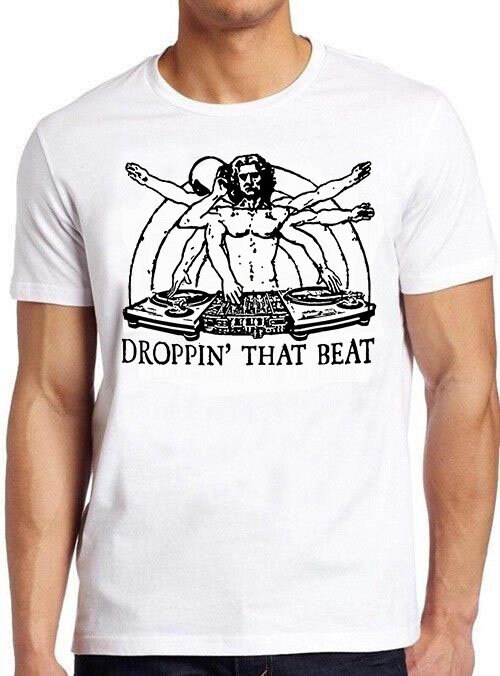 Droppin That Beat Funny Dj Art Unisex T-Shirt