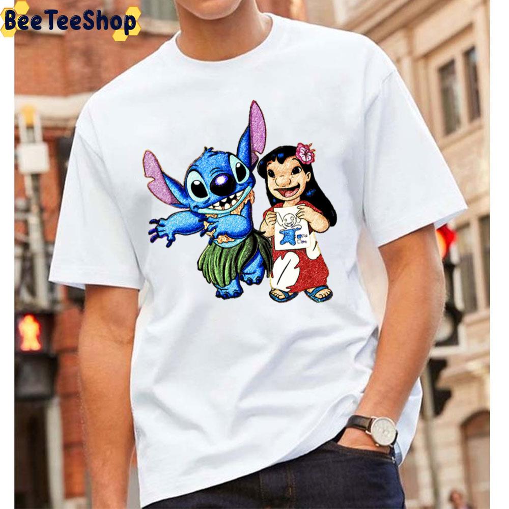 Dunny Lilo And Stitch Hula Unisex T-Shirt