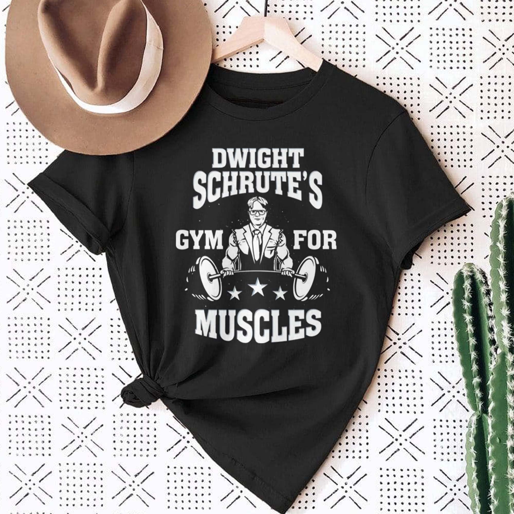 Dwight Schrute’s Gym For Muscles Vintage Art Unisex T-Shirt