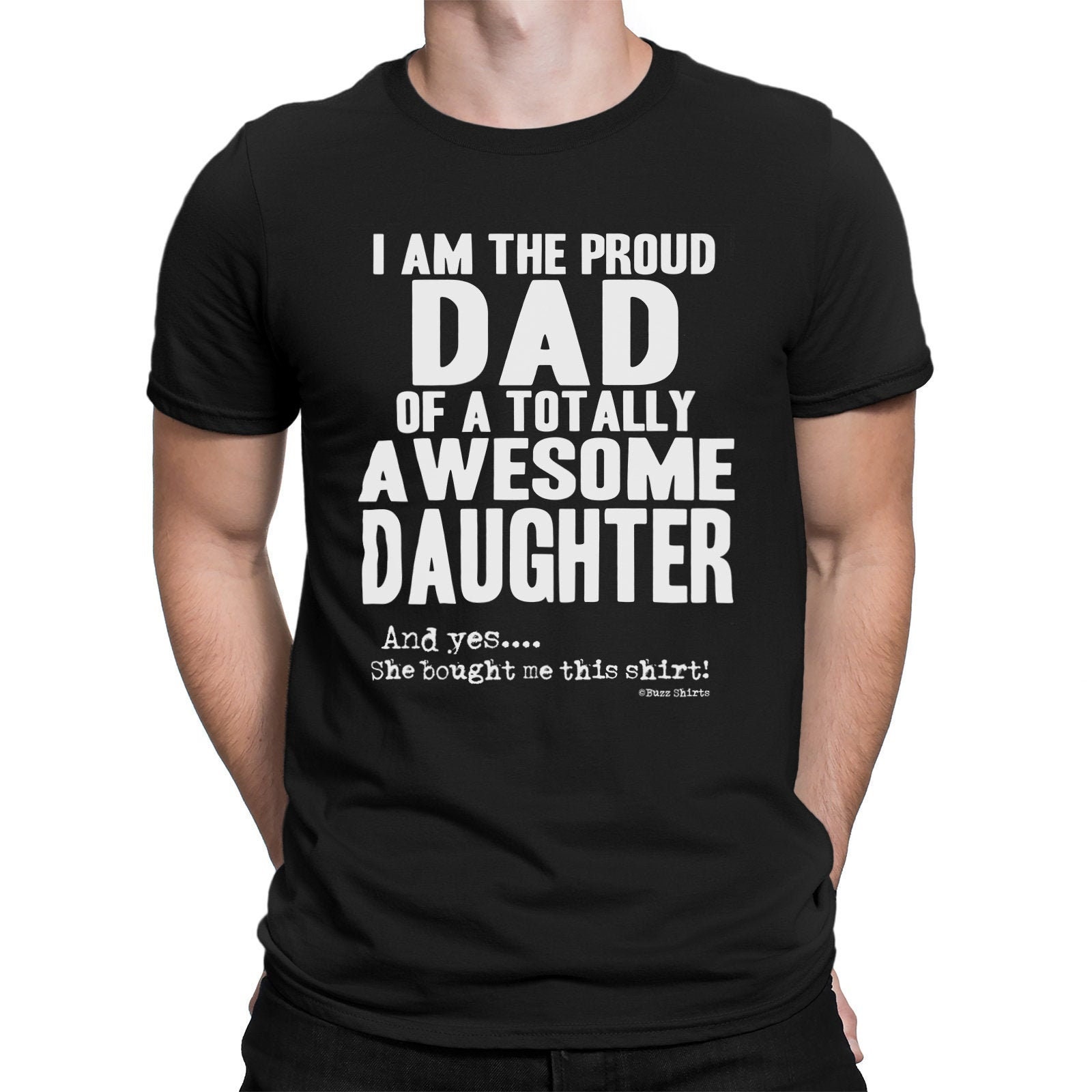 Eco Friendly Organic Mens Proud Dad Of An Awesome Daughter Unisex T-Shirt