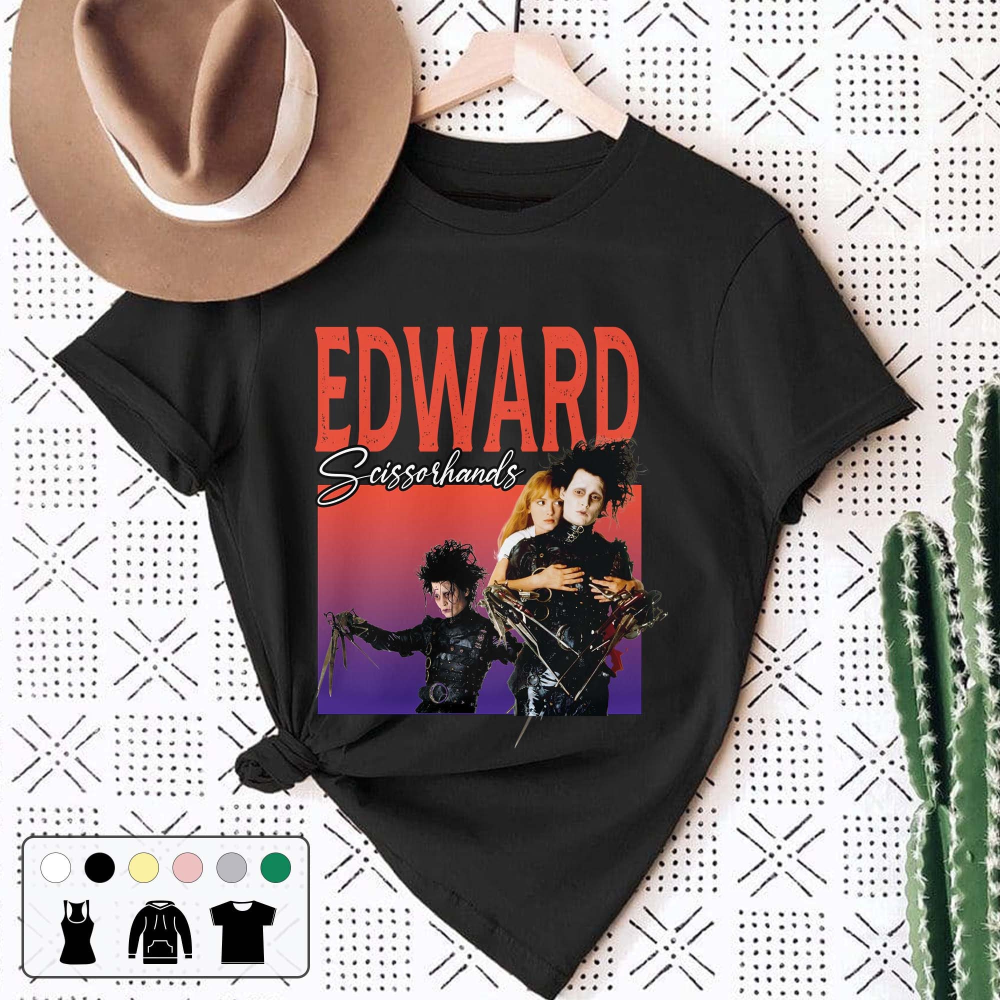 Edward Scissorhands 90s Vintage Unisex T-Shirt
