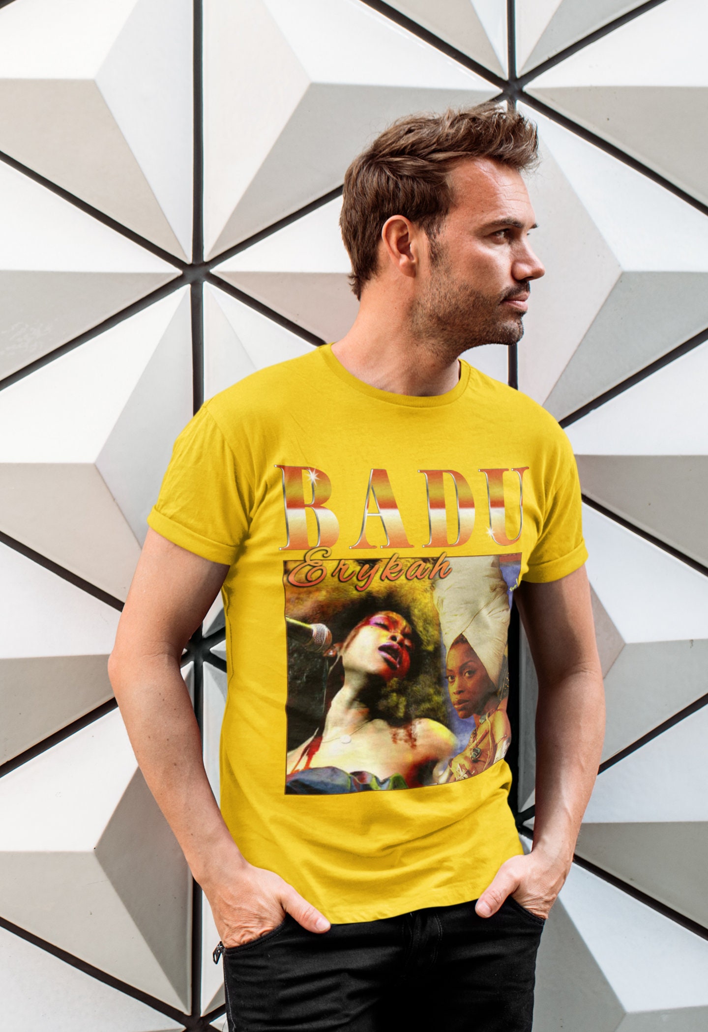 Erykah Badu Vintage Art Unisex T-Shirt