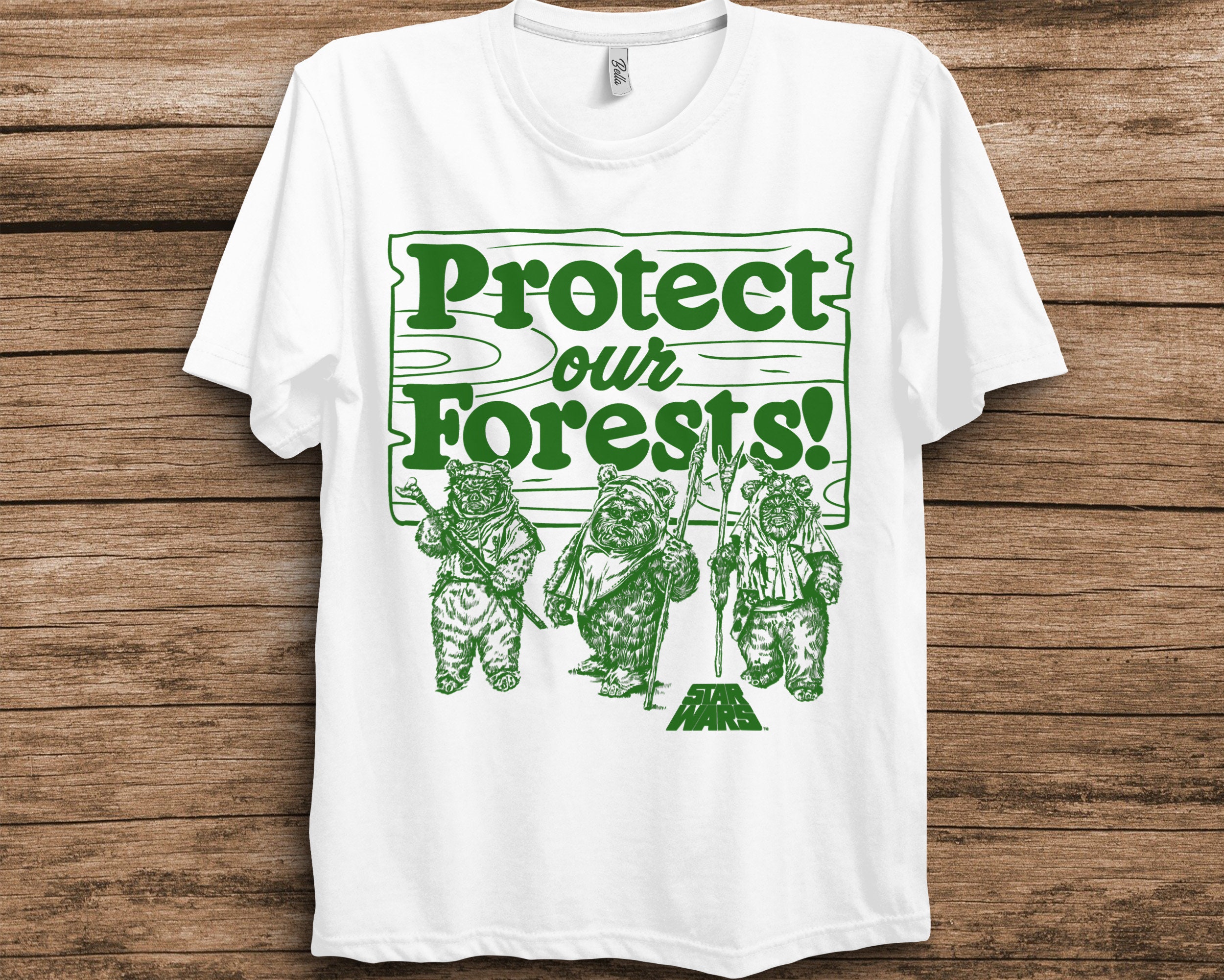 Ewoks Protect Our Forests Camp Graphic Unisex T-Shirt