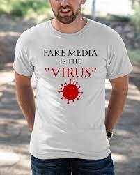 Fake Media Is The Virus Unisex T-Shirt