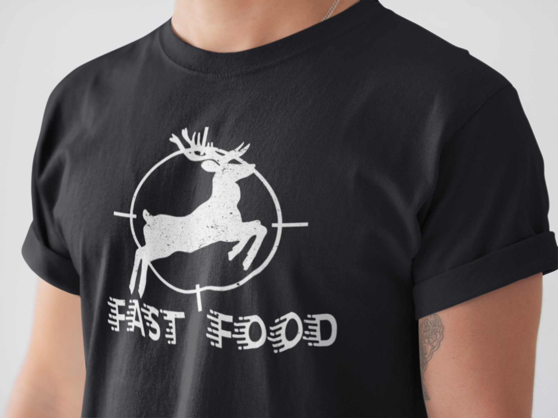 Fast Food Deer Hunting Unisex T-Shirt