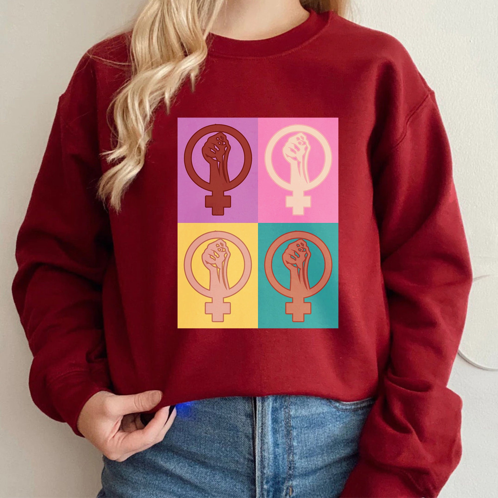 Female Symbol Mind Your Own Uterus Unisex Sweatshirt