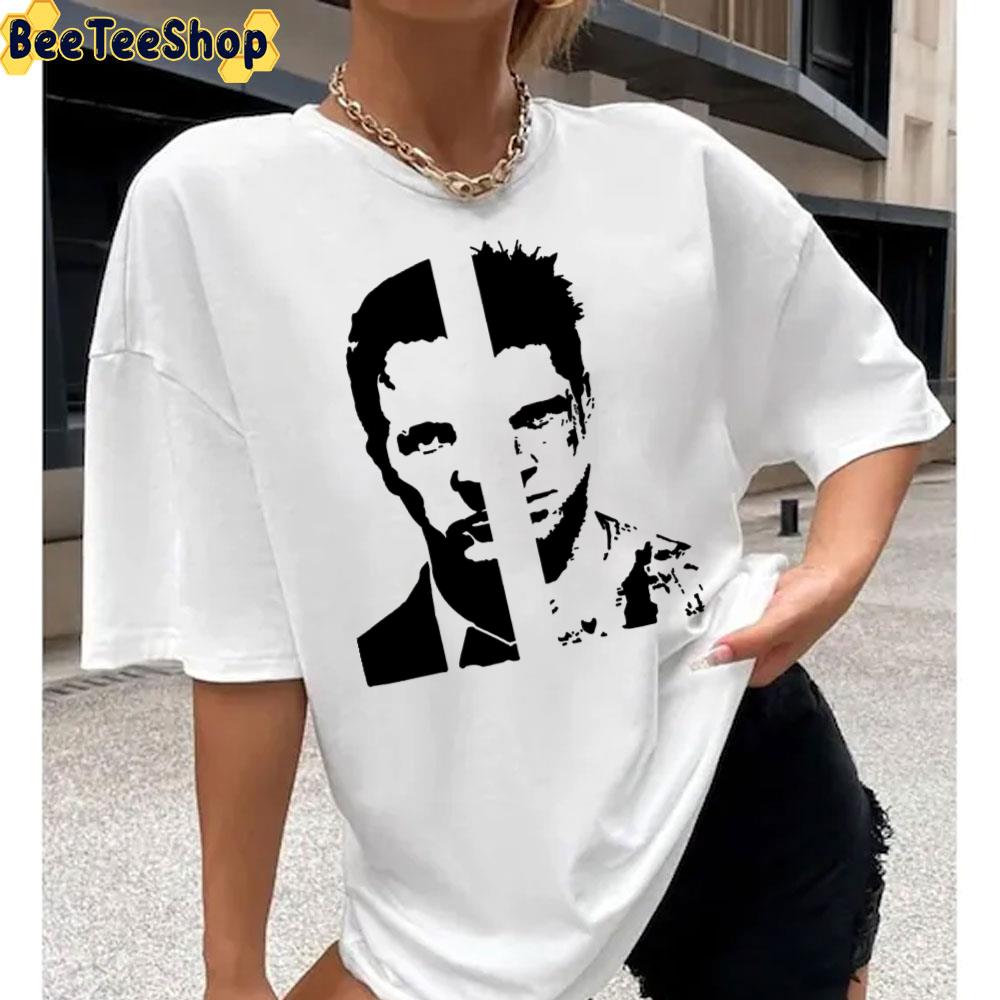 Fight Club The Two Faces Of Tyler Durden Brad Pitt Unisex T-Shirt -  Beeteeshop