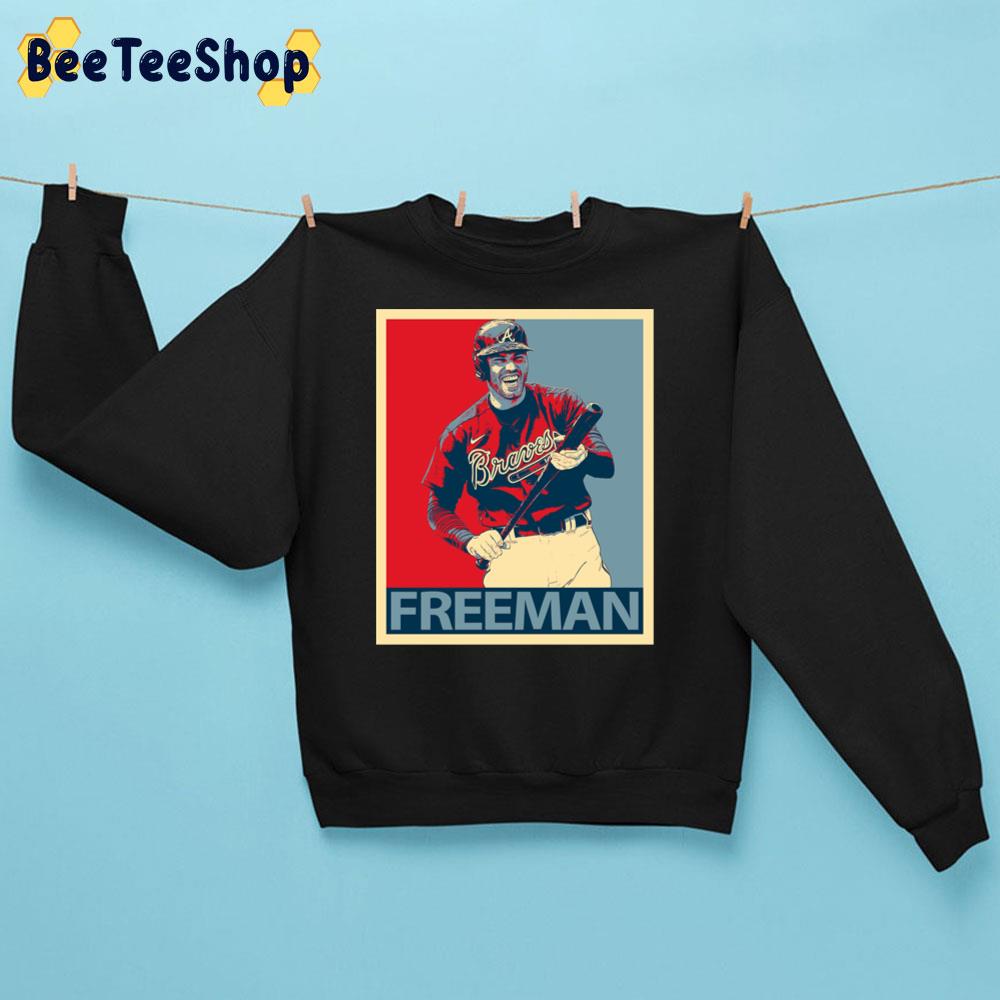 Freddie Freeman Retro Design Baseball Unisex Sweatshirt