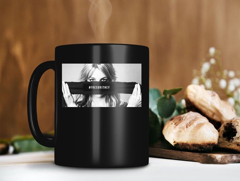 Free Britney Mug Britney Spears Pop Princess Mug Britney Spears Lover Gift Britney Coffee Mug Premium Sublime Ceramic Coffee Mug Black