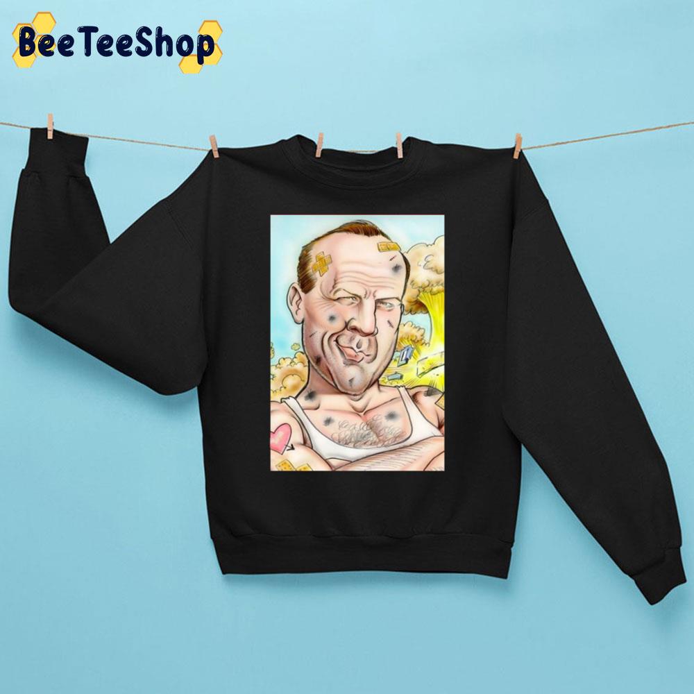 Funny Art Bruce Willis Unisex Sweatshirt