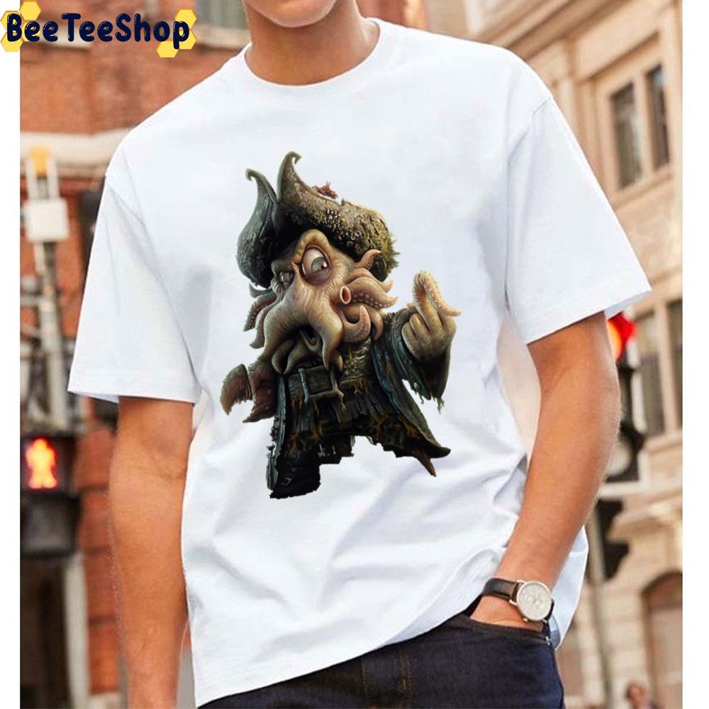 Funny Fuck Davy Jone Pirates Of The Caribbean Unisex T-Shirt