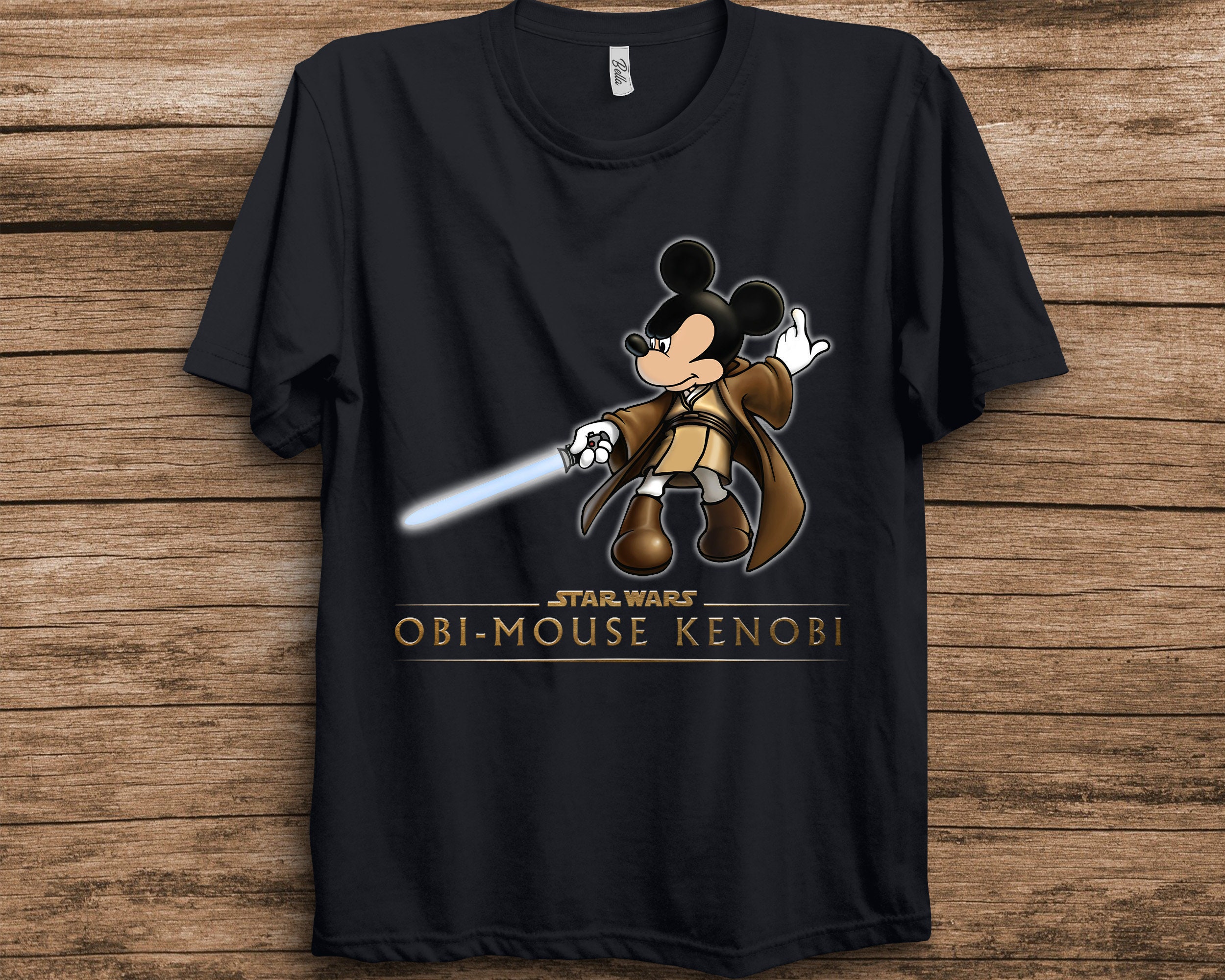 Funny Mickey Mouse Obi-Wan Kenobi Star Wars Unisex T-Shirt