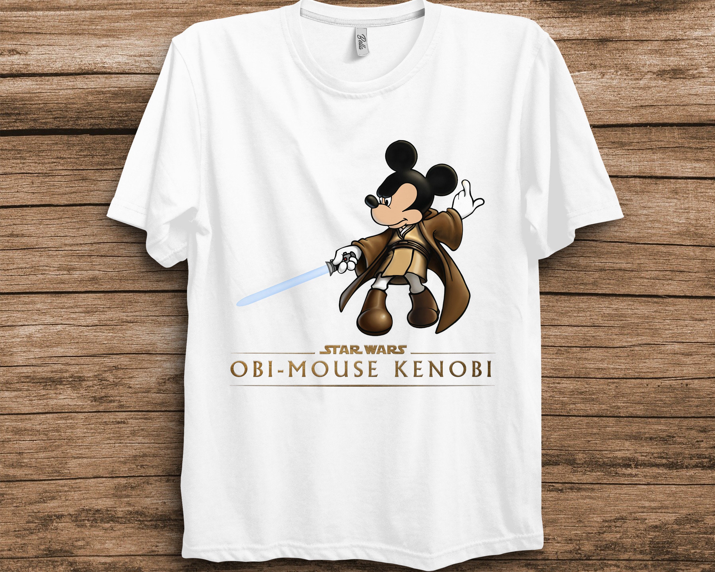Funny Mickey Mouse Obi-Wan Kenobi Star Wars Unisex T-Shirt - Beeteeshop