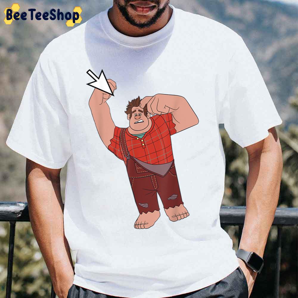 Funny Mouse Click Cartoon Portrait Ralph Breaks The Internet Unisex T-Shirt