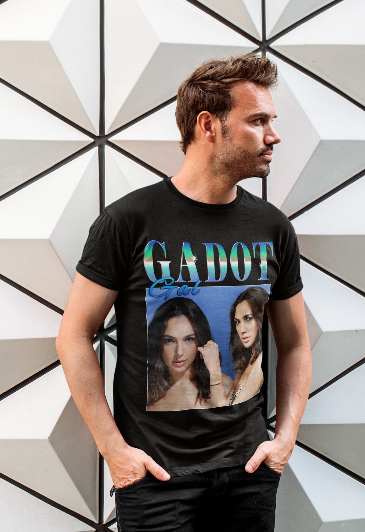 Gal Gadot Retro Vintage Unisex T-Shirt