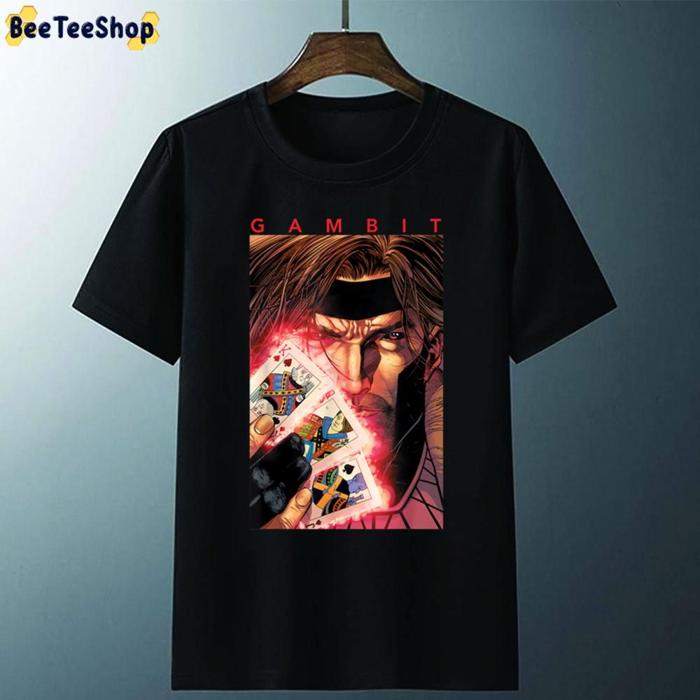 Gambi Glowing Cards Graphic X Men Unisex T-Shirt