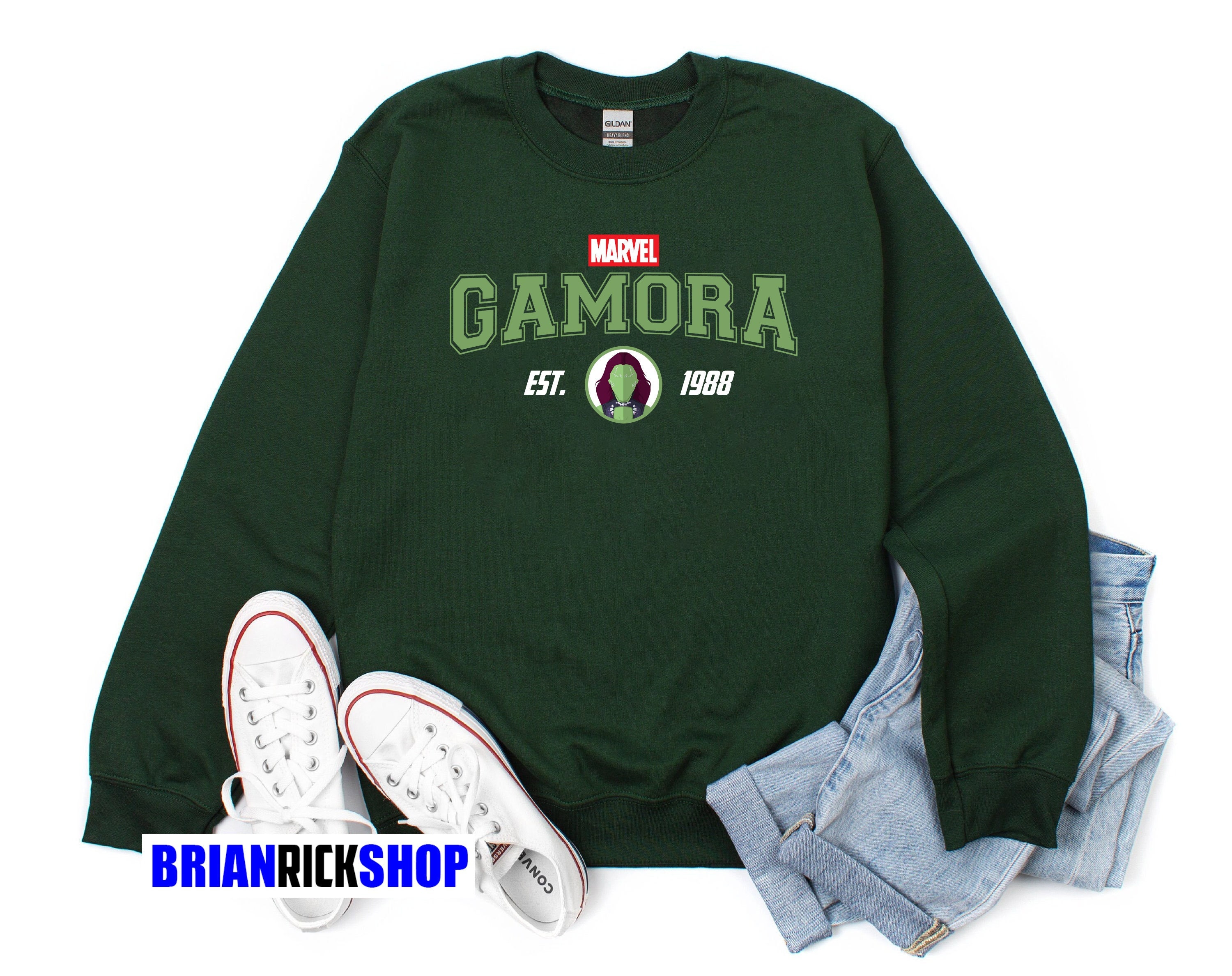 Gamora Est 1988 Avengers Team Superhero Hoodie Unisex Sweatshirt