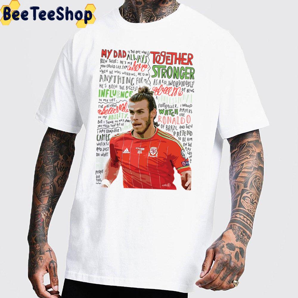 Gareth Bale Football Art Text Unisex T-Shirt