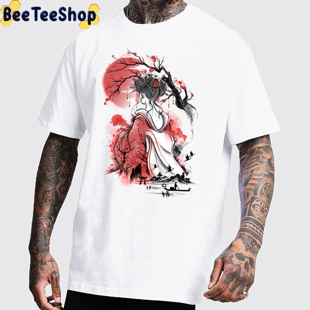 Geisha Dream Japan Art Unisex T-Shirt