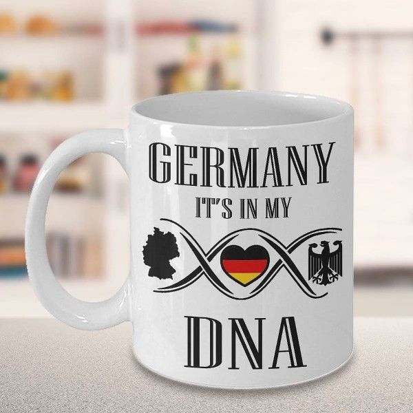 Germany It’s In My Dna Premium Sublime Ceramic Coffee Mug White