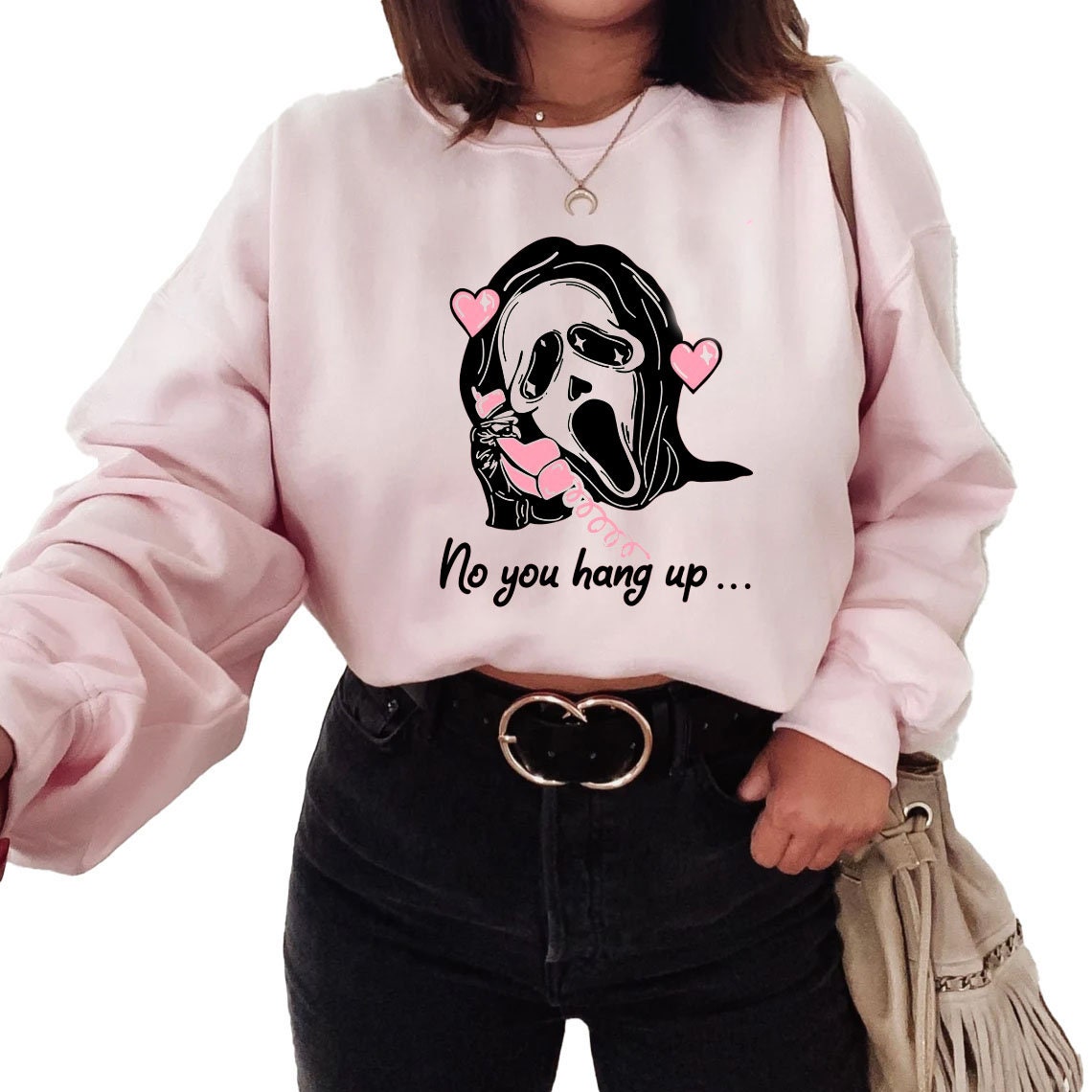 Ghost Face Scream No You Hang Up Unisex Sweatshirt