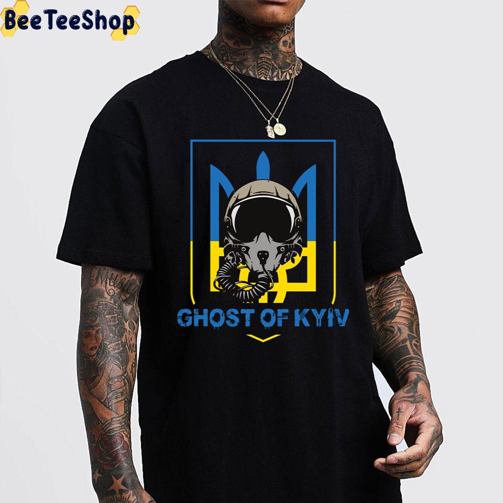 Ghost Of Kyiv Free Ukraine Unisex T-Shirt - Beeteeshop