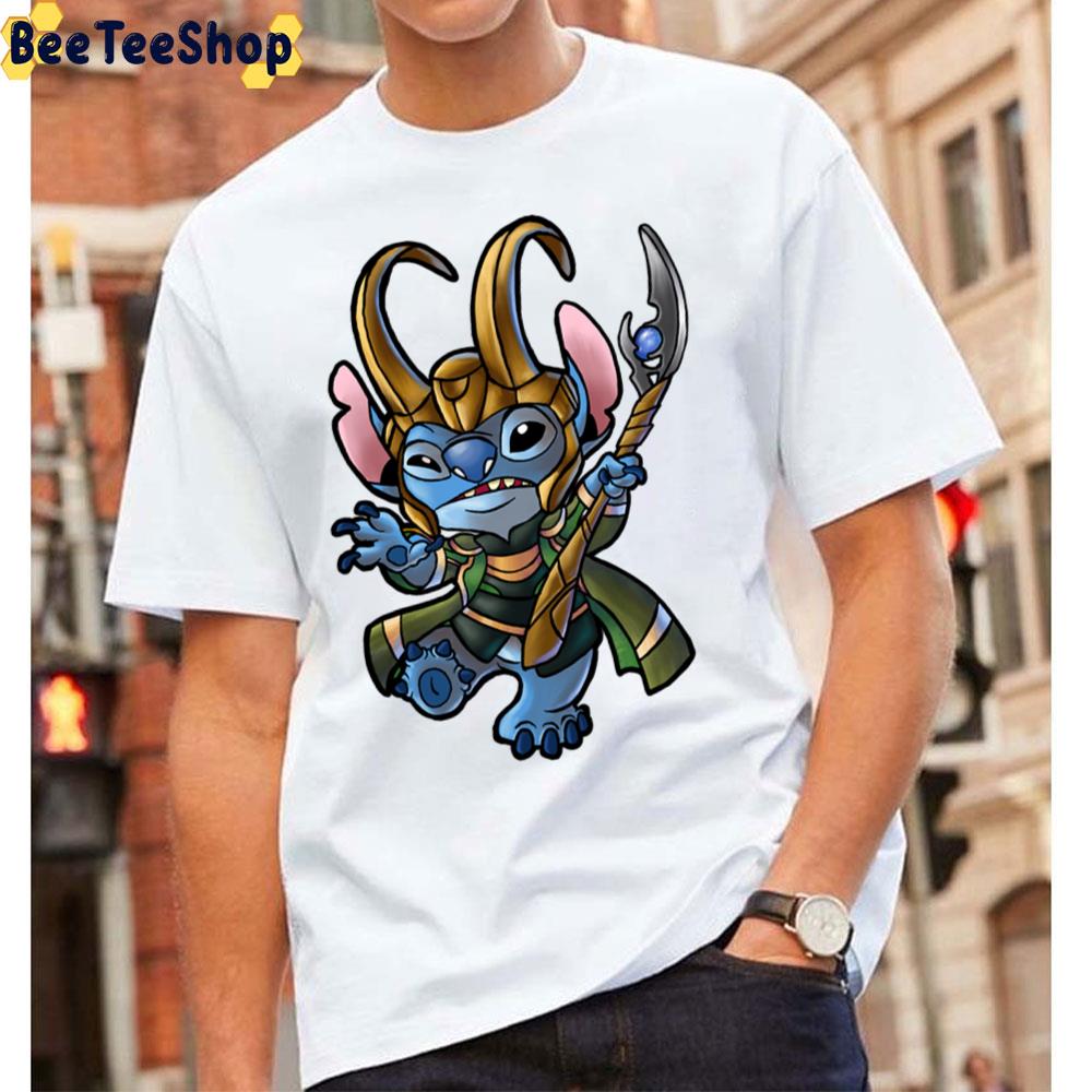 God Of Mischief Loki Stitch Unisex T-Shirt