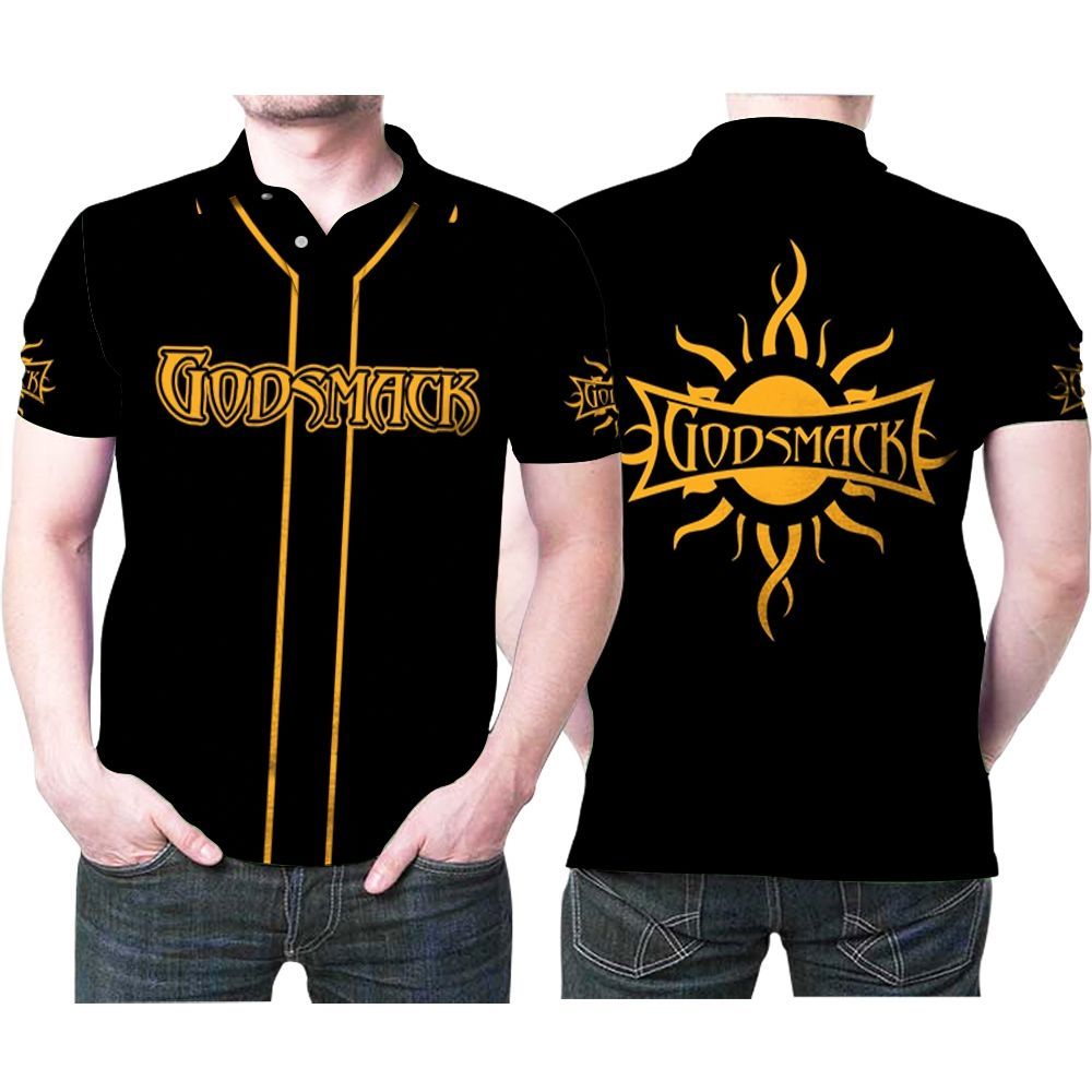 Godsmack Band Logo For Rock Music Fan Polo Shirt All Over Print Shirt 3d T-shirt