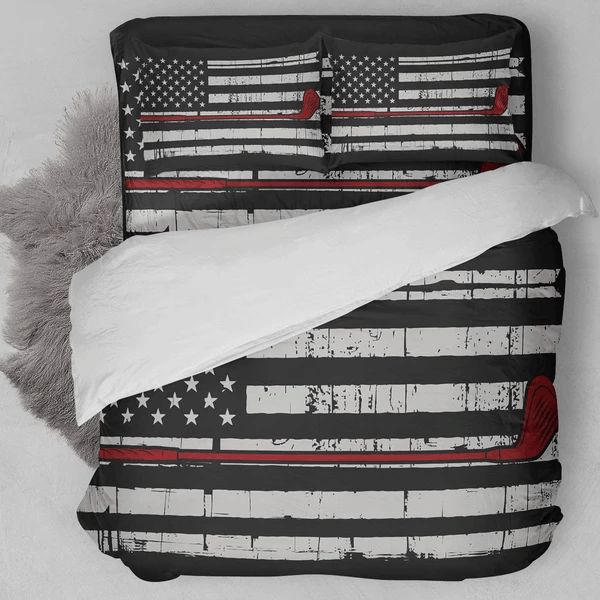 Golf American Flag Cotton Bedding Sets