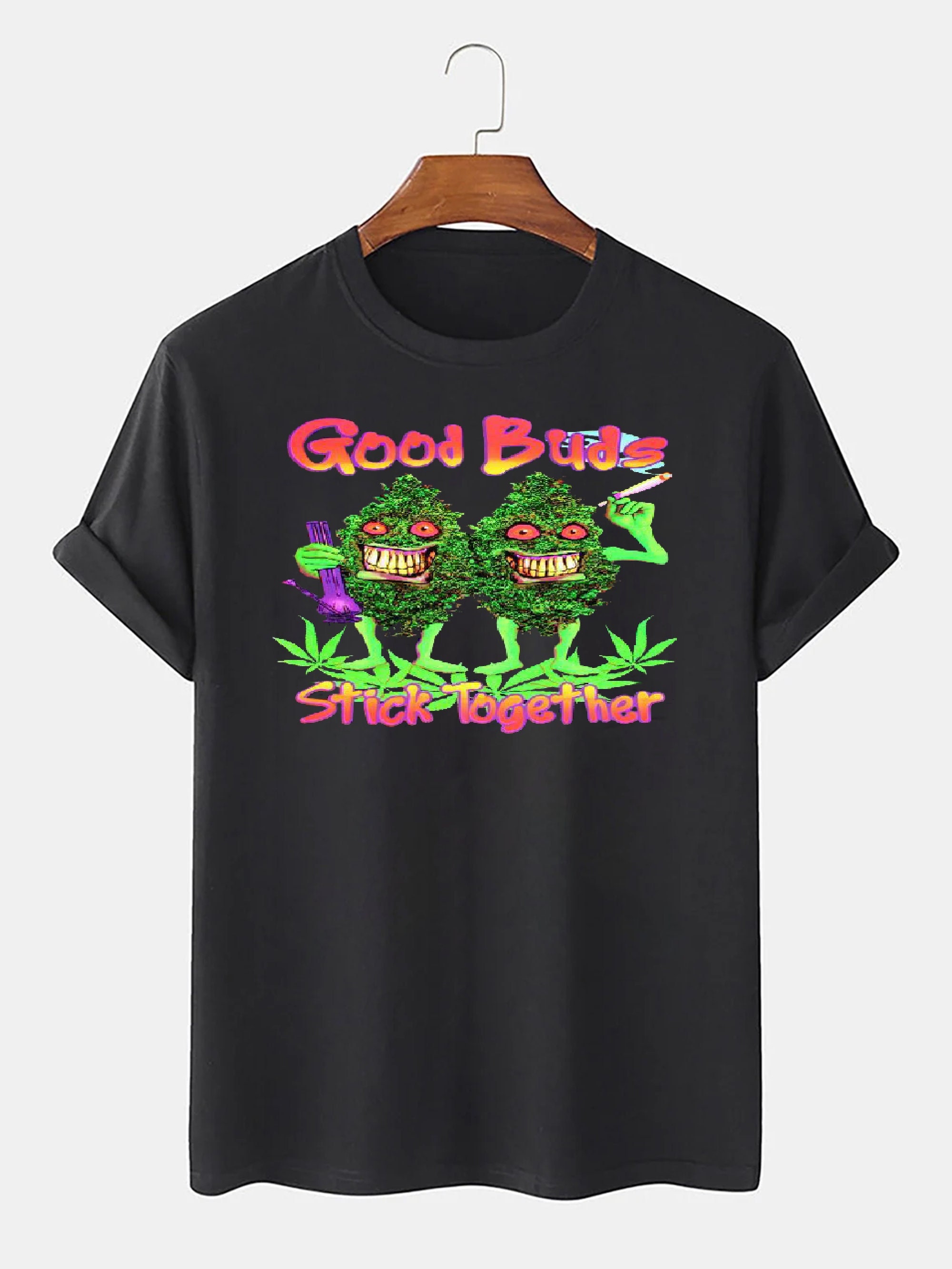 Good Buds Stick Together Weed 420 Unisex T-Shirt