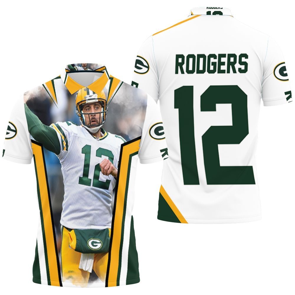 Green Bay Packer Aaron Rodgers Legendary Polo Shirt All Over Print Shirt 3d T-shirt