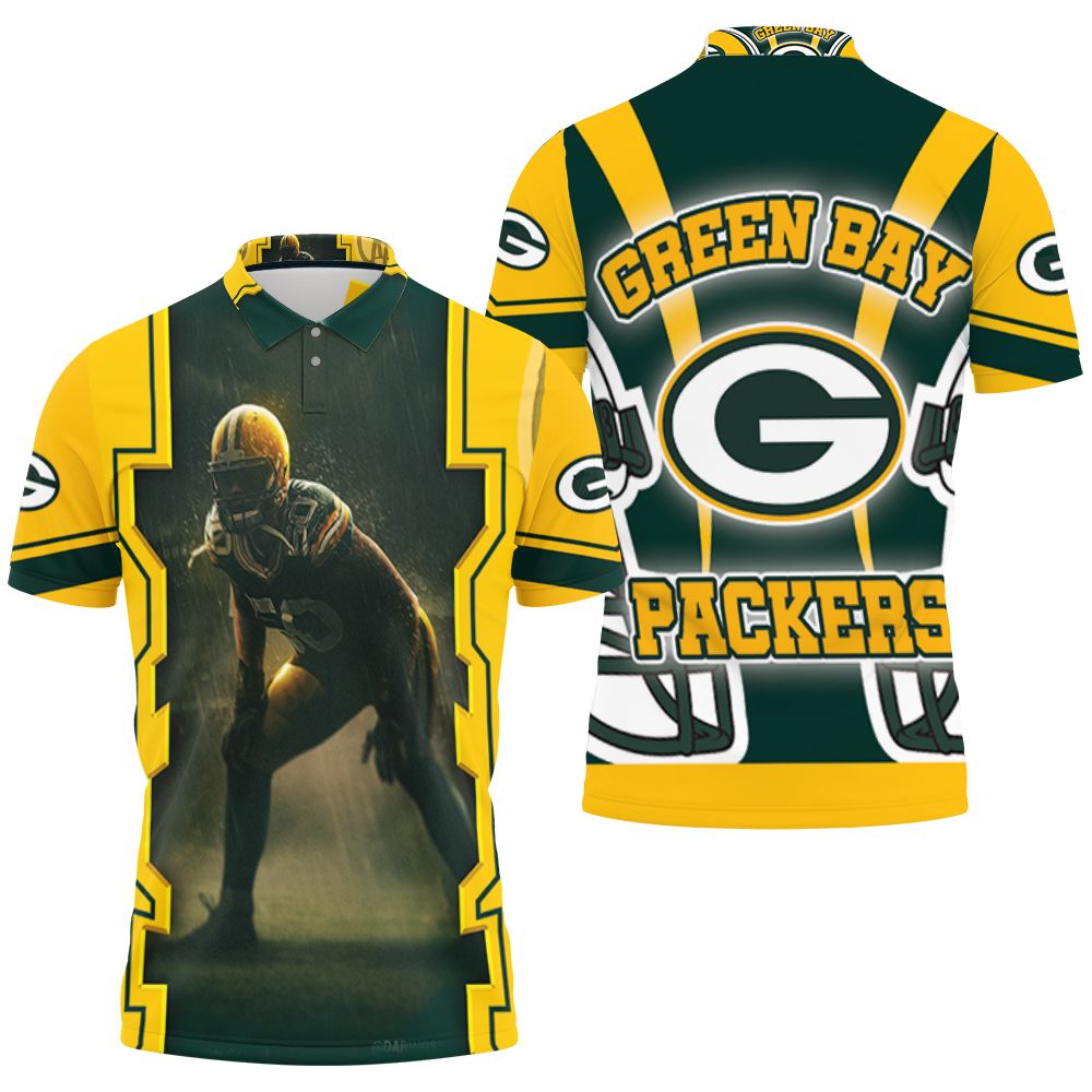 Green Bay Packers A. J. Hawk 50 For Fans Polo Shirt All Over Print Shirt 3d T-shirt