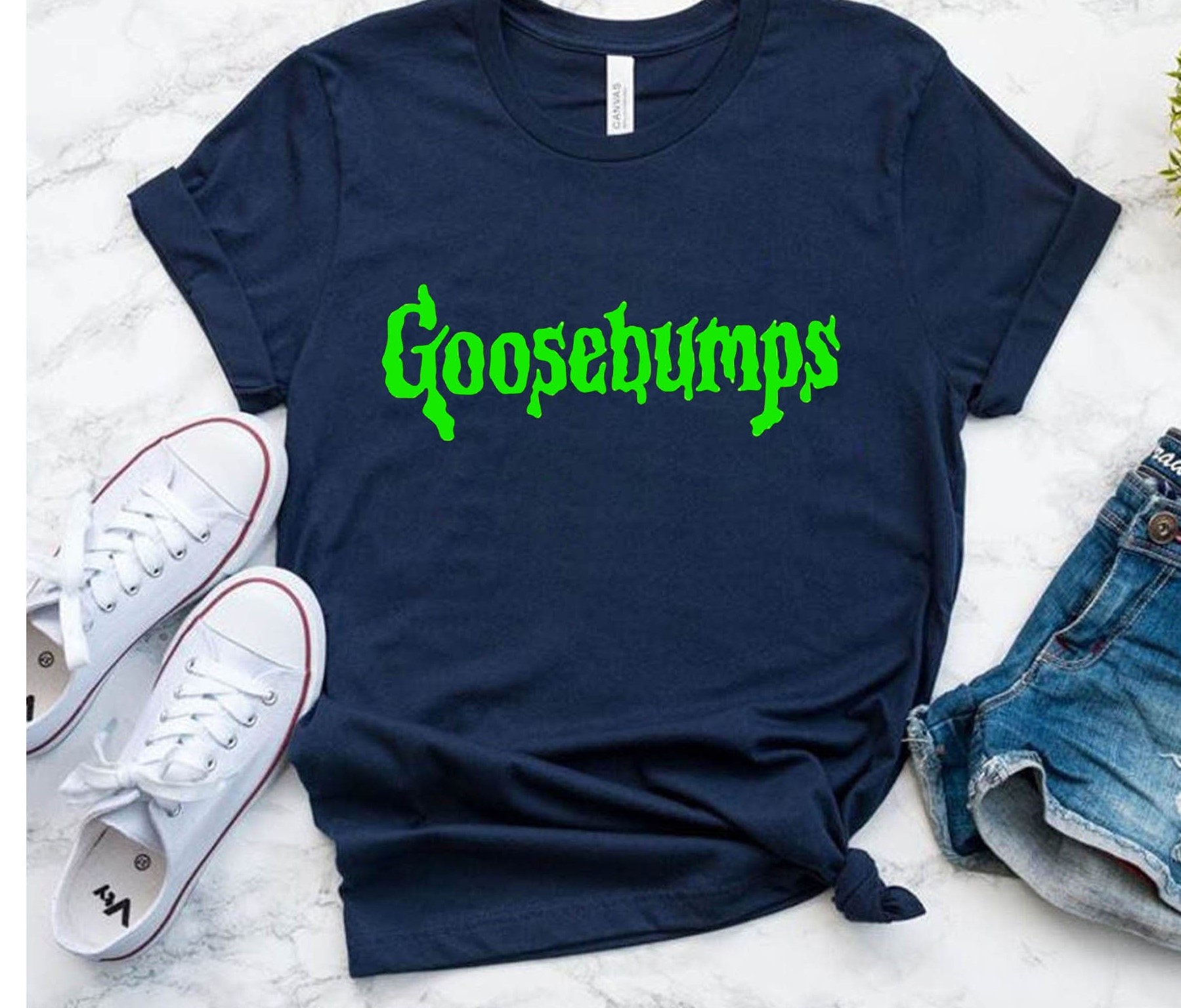 Green Style Goosebumps Horror Movie Unisex T-Shirt