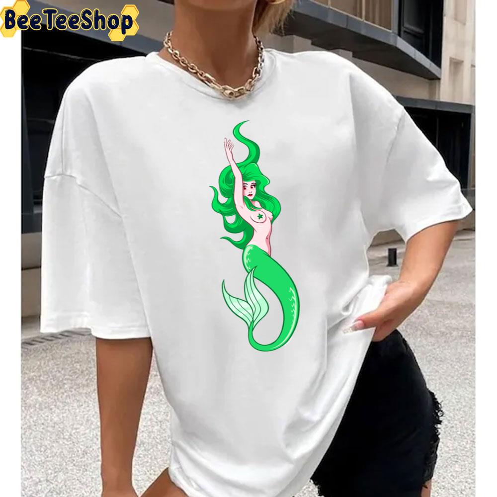 Green Style Mermaid Unisex T-Shirt