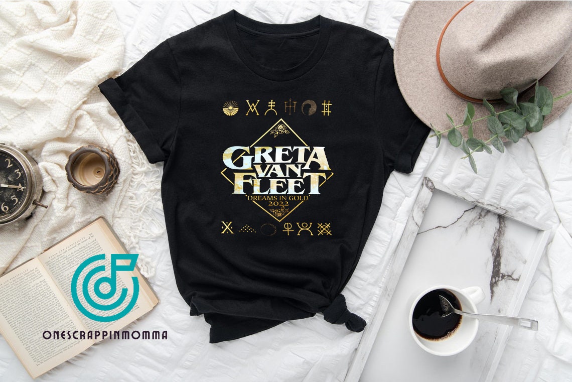 Greta Van Fleet Dreams In Gold 2012-2022 Thank You For The Memories Unisex T-Shirt