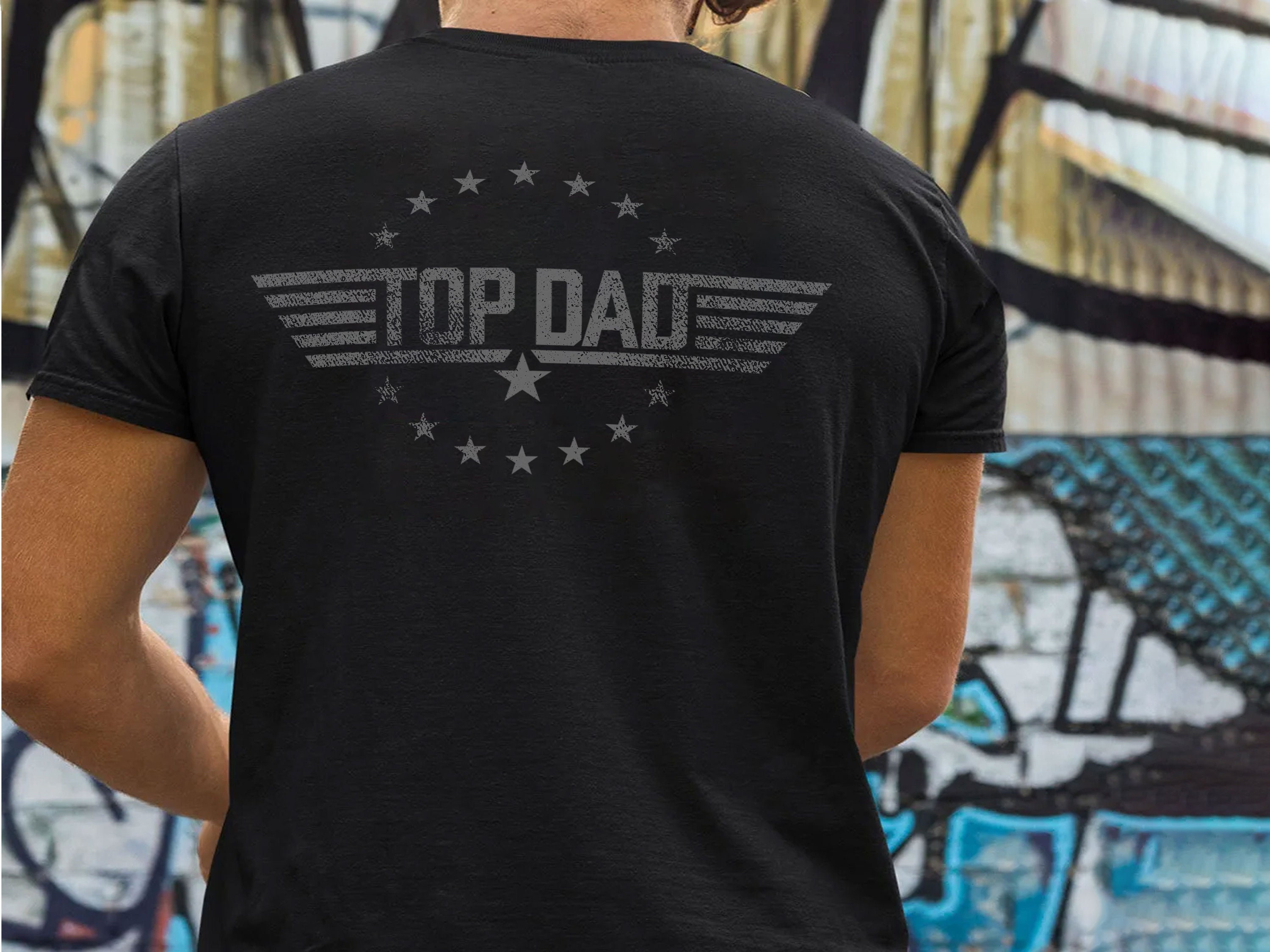 Grunge Art Vintage Top Dad Father’s Day Unisex Shirt