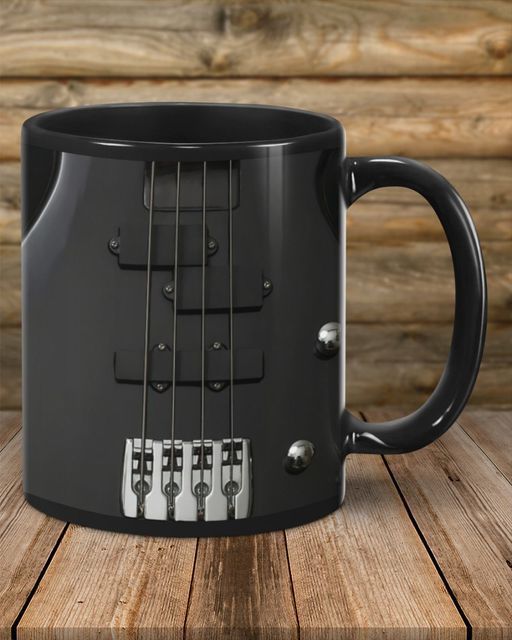 Guitar Lovers Premium Sublime Ceramic Coffee Mug Black