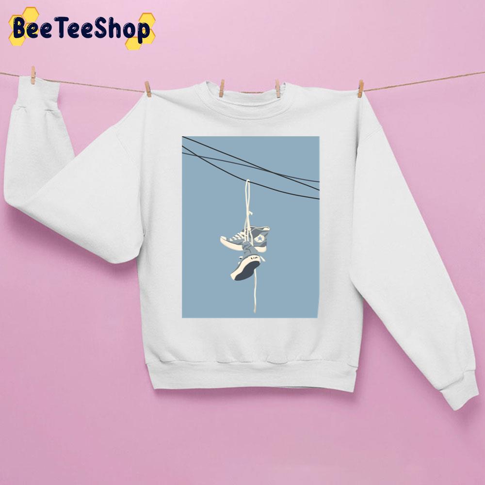 Hanging Shoes Converse Unisex Sweatshirt