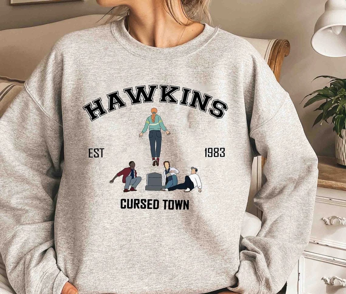 Hawkins Crued Town Stranger Things Season 4 Unisex T-Shirt