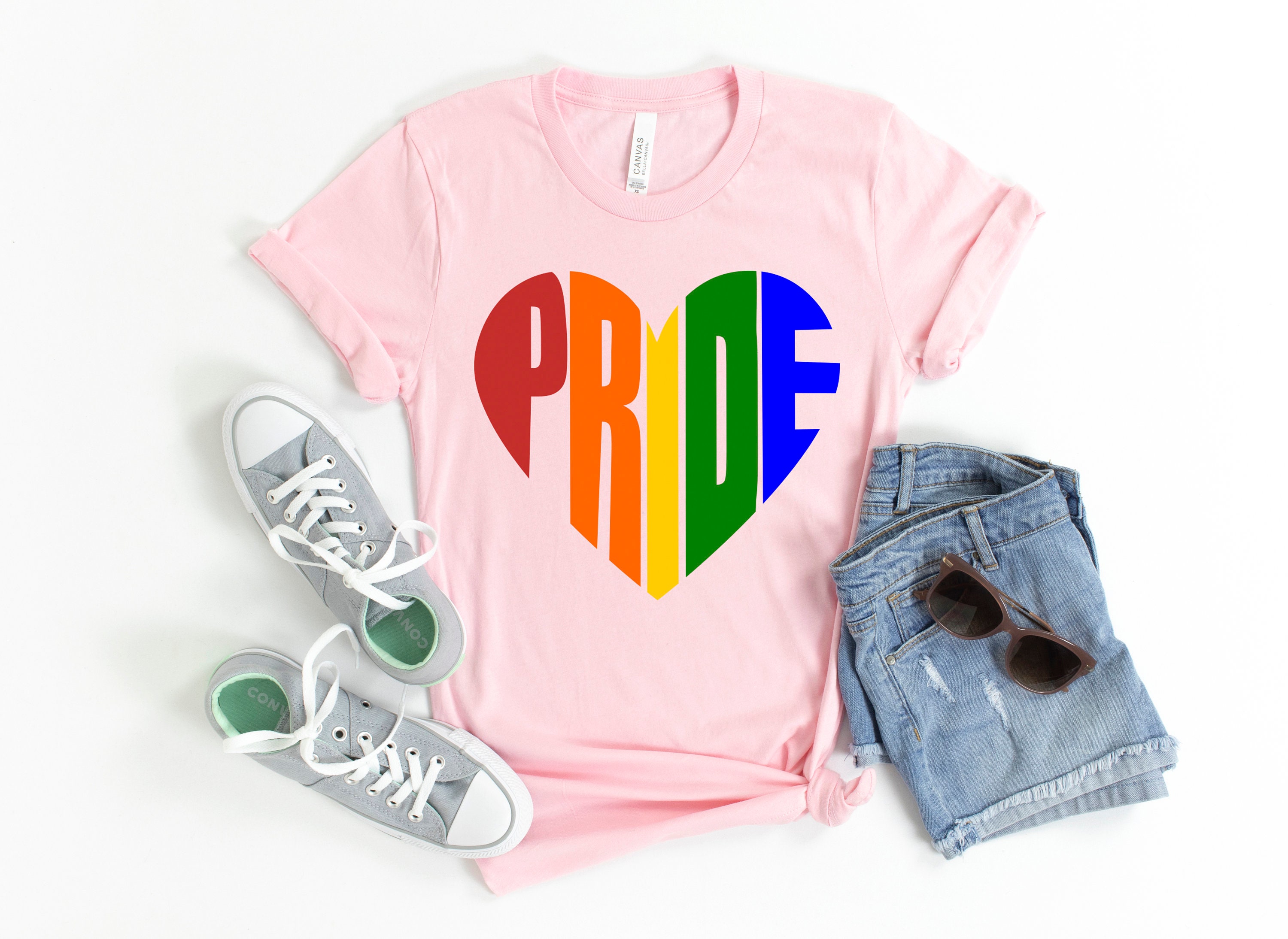 Heart Lgbt Pride Month Unisex T-Shirt