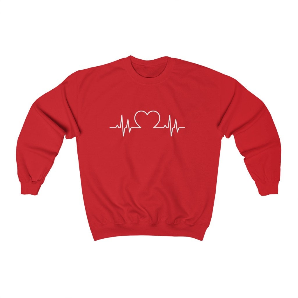 Heart Lifeline Heartbeat Unisex Sweatshirt - Beeteeshop