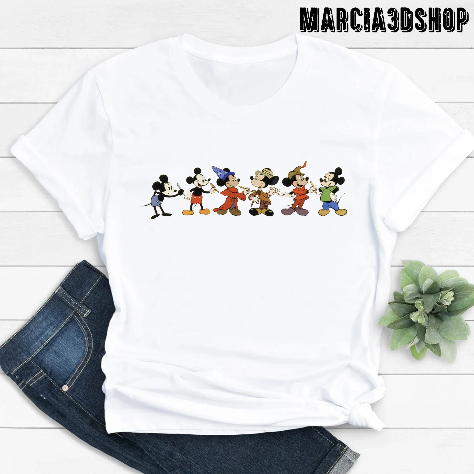 History Of Mickey Disneyworld Unisex T-Shirt