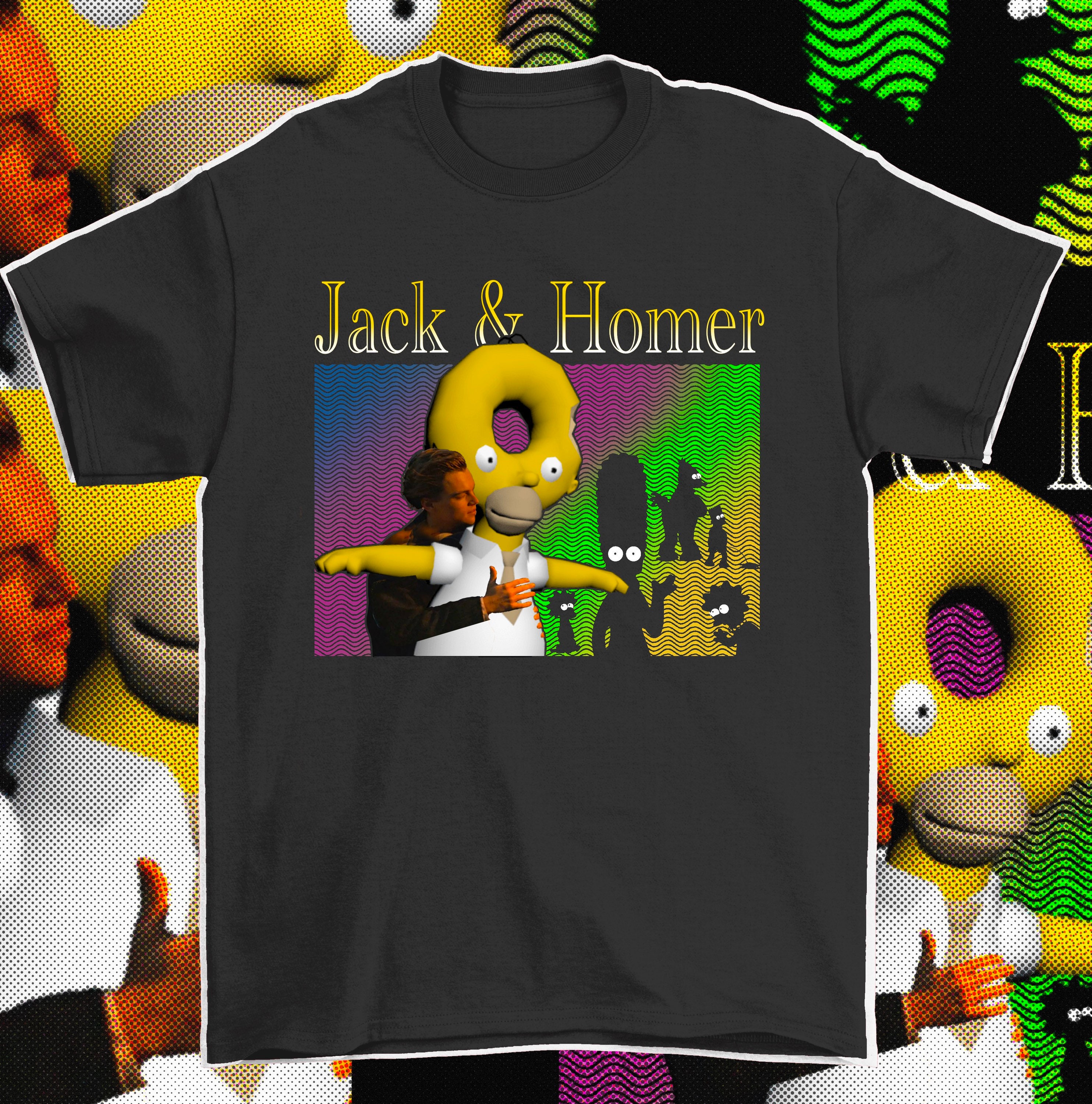 Homer Simpson Jack And Homer Unisex T-Shirt