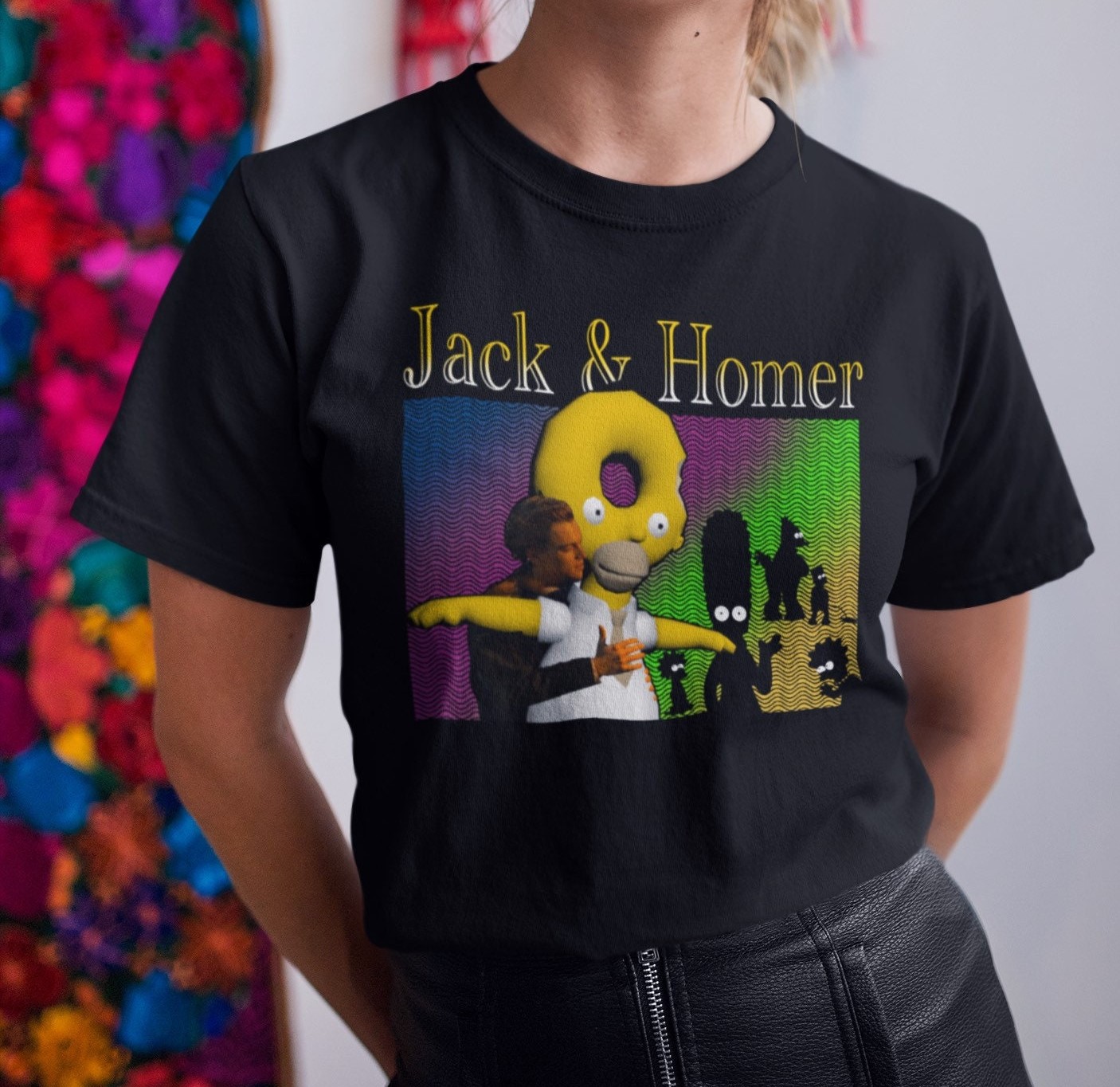 Homer Simpson Jack And Homer Unisex T-Shirt