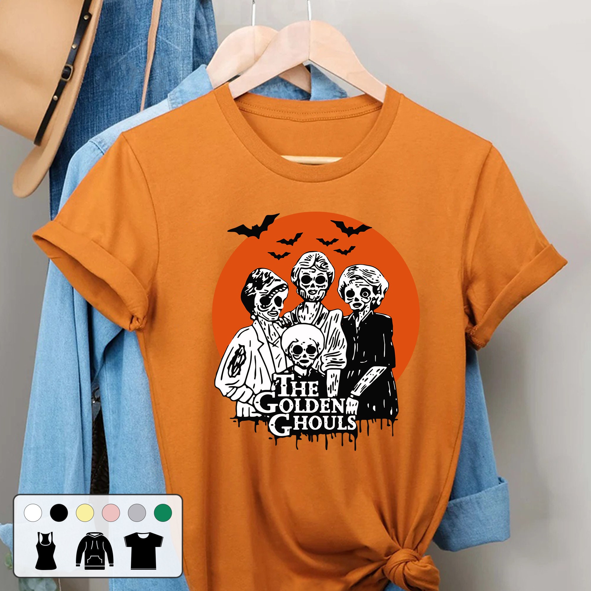 Horror Halloween 80s Vintage Movie The Golden Girls Unisex T-Shirt